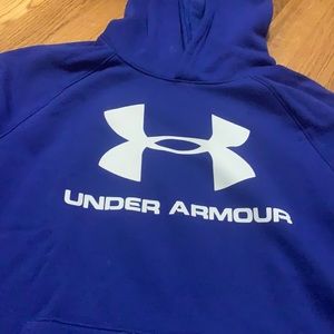 Blue under armour hoodie